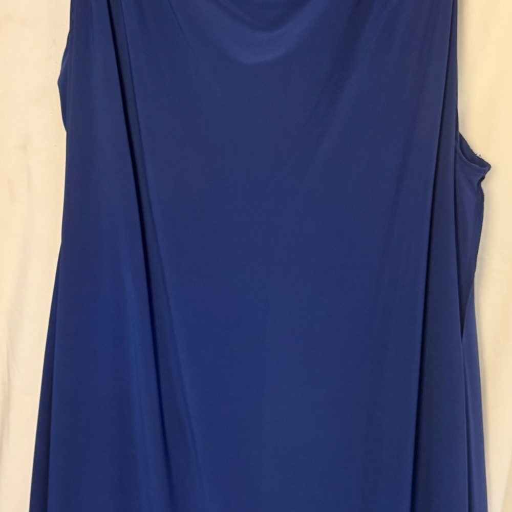 Women’s Long Sleeve Royal Blue Cocktail Dress 1X - Picture 7 of 13